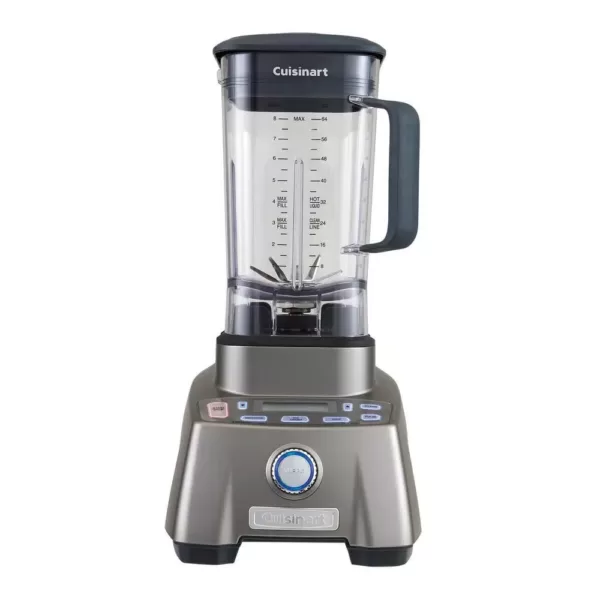 Cuisinart 64 oz. 2-Speed Gray with Memory Function Gunmetal Countertop Blender