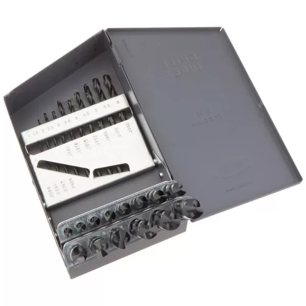 Gyros High Speed Steel Metric Drill Bit Set (25-Piece)