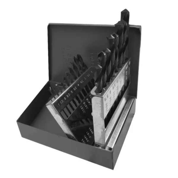 Gyros Premium Industrial Grade Cobalt Drill Bit Set (15-Piece)