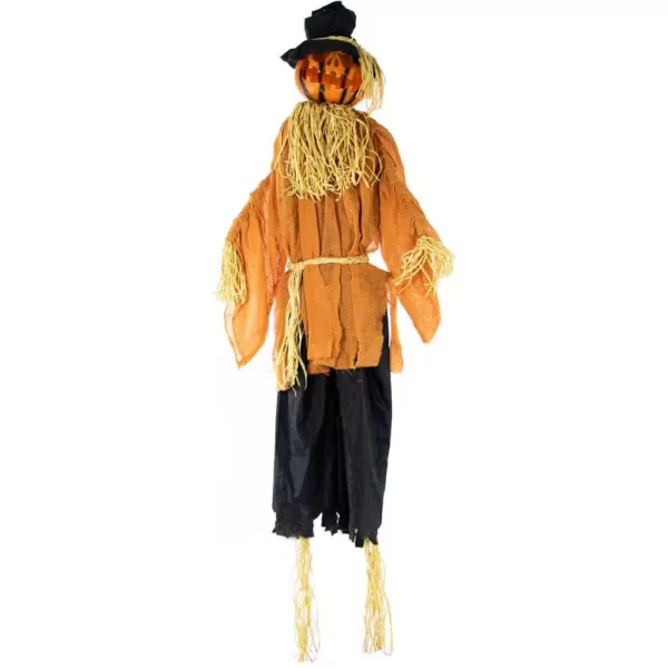 Haunted Hill Farm 6 ft. Animatronic Scarecrow Halloween Prop