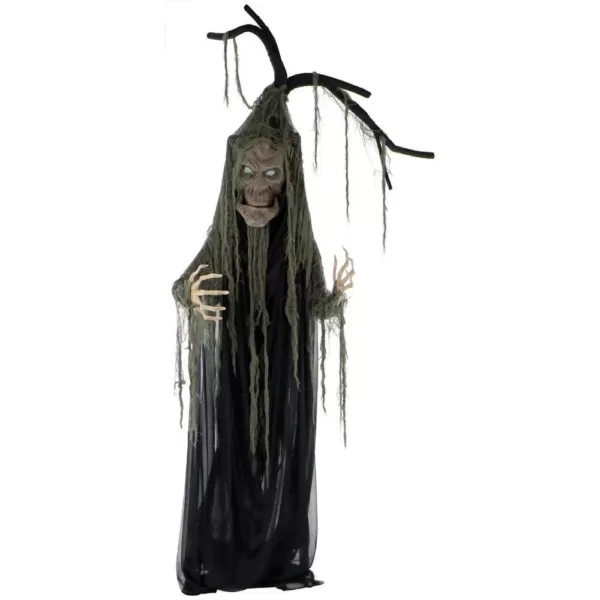 Haunted Hill Farm 6.5 ft. Animatronic Haunted Talking Tree Halloween Prop