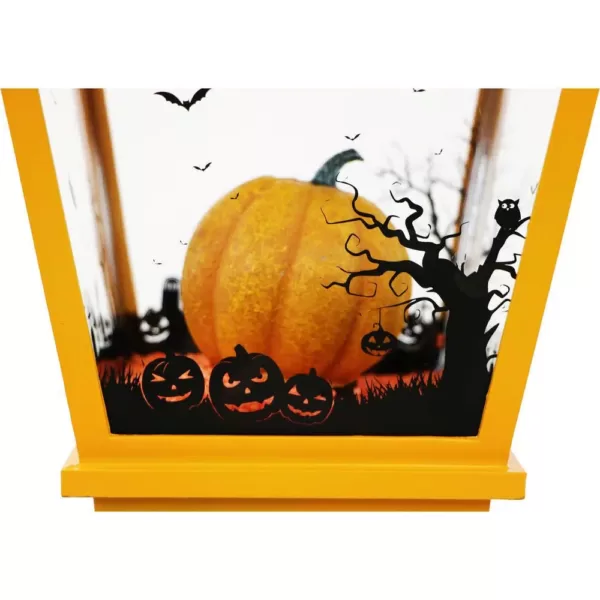 Haunted Hill Farm 25 in. Orange Tabletop Jack-O-Lantern with Animation