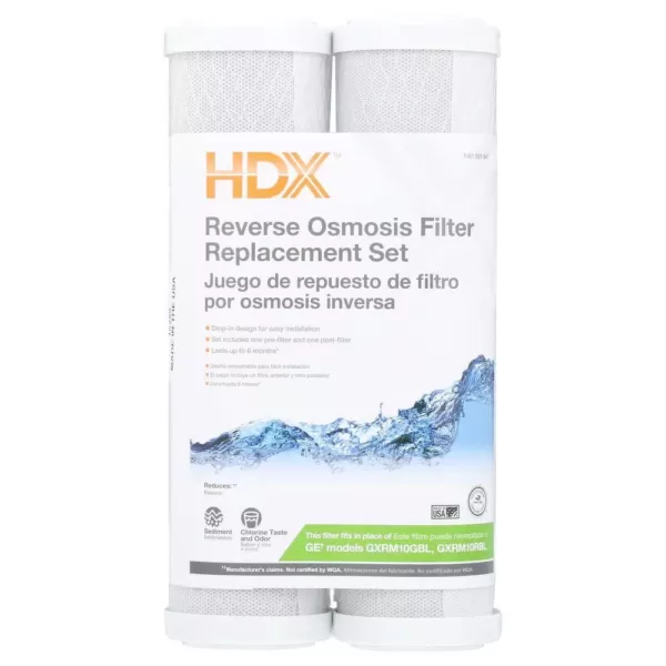 HDX Drop-In Replacement Filter Set