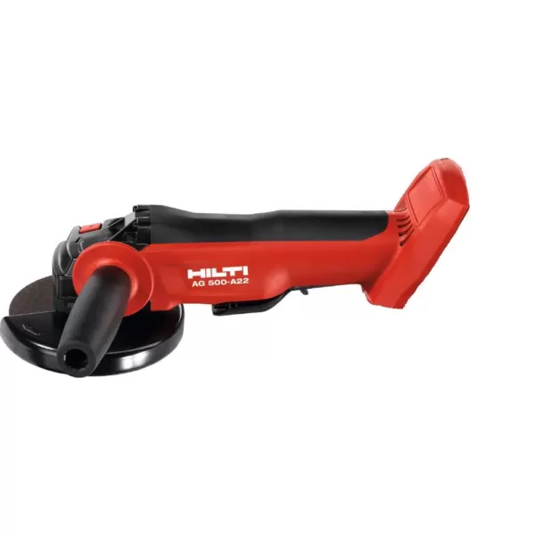 Hilti 22-Volt Cordless, Brushless 5 in. Angle Grinder AG 500 A22 with Kwik Lock