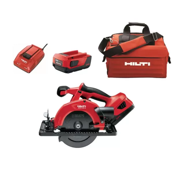 Hilti SCW 22-Volt Lithium-Ion Cordless Circular Saw Kit