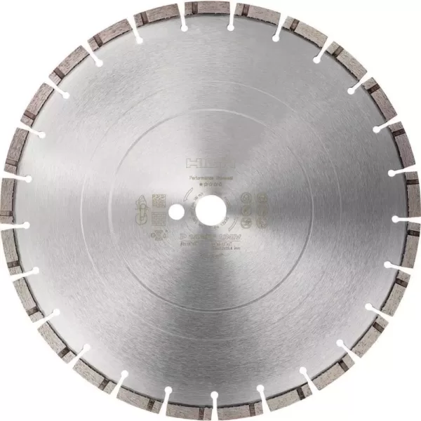 Hilti DSH 600-X 12 in. Hand Held Gas Saw with 12 in. Premium Diamond Saw Blades