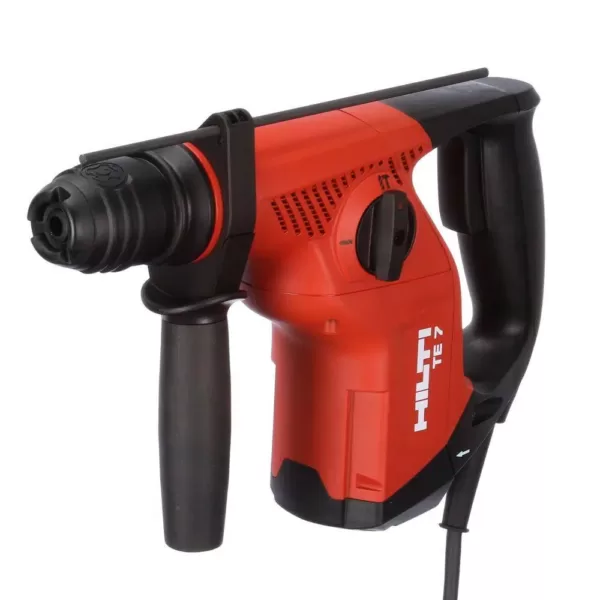 Hilti 120-Volt SDS-Plus TE-7 Corded Rotary Hammer Drill Kit with 4 TE-CX Hammer Drill Bits