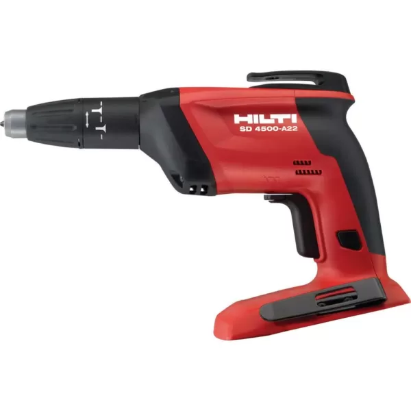 Hilti SD 4500 22-Volt Lith-Ion 1/4 in. Hex Cordless High Speed Drywall Screwdriver Kit with 22/4.0 Batteries, Charger and Bag