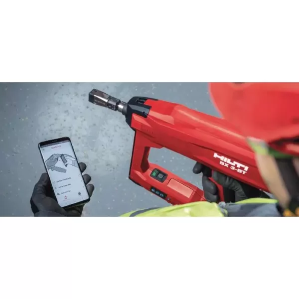 Hilti 22-Volt Lithium-Ion Cordless Bluetooth Nailer with Fastener Guide