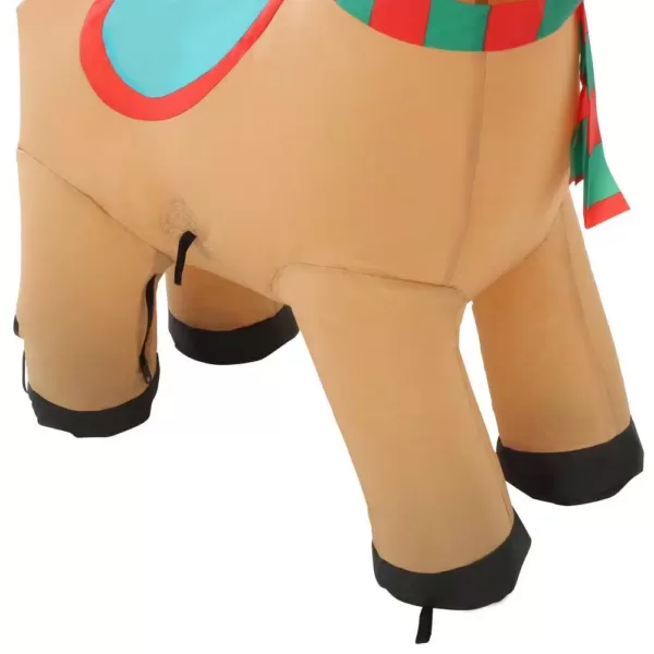 Home Accents Holiday 3.5 ft. Pre-Lit Airblown Inflatable Reindeer