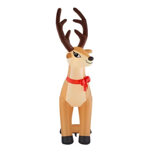 Home Accents Holiday 11 ft. Giant Inflatable Reindeer with LED Lights