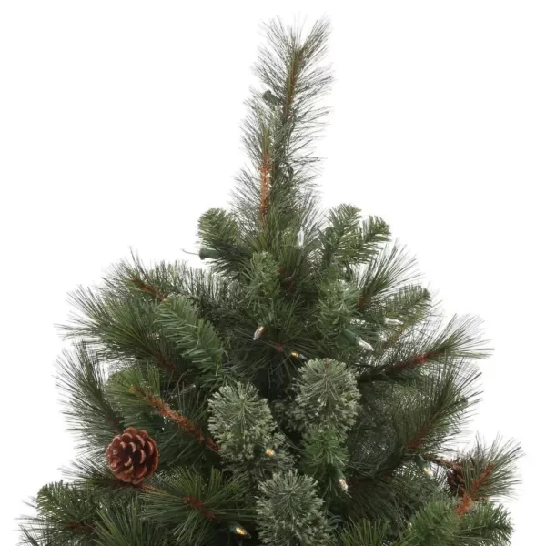 Home Accents Holiday 9 ft Alexander Pine Pre-Lit LED Artificial Christmas Tree with 650 SureBright Warm White Lights