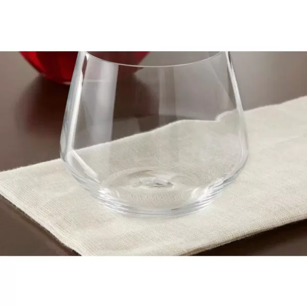 Home Decorators Collection Genoa 18.5 oz. Lead-Free Crystal Stemless Wine Glasses (Set of 8)