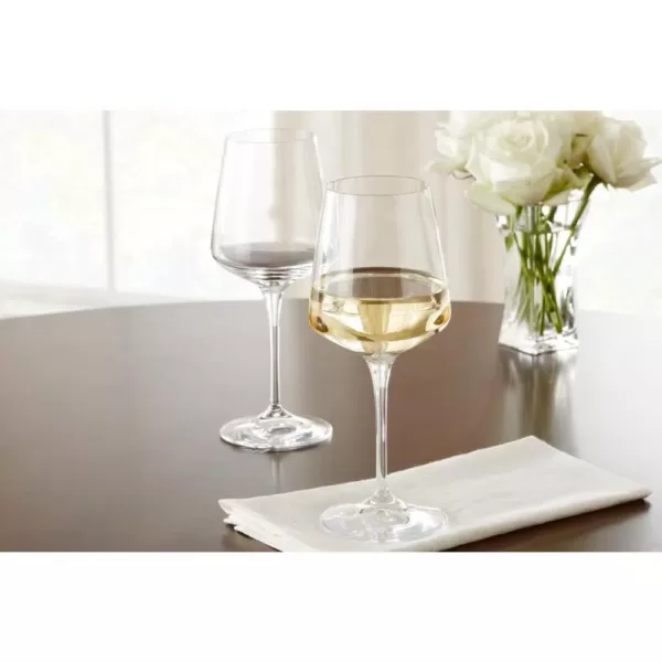 Home Decorators Collection Genoa 15.5 fl. oz. Lead-Free Crystal White Wine Glasses (Set of 8)