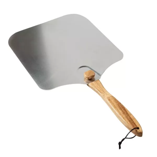 Honey-Can-Do Honey-Can-Do 14 in. x 16 in. Aluminum Foldable Pizza Peel with Wood Handle