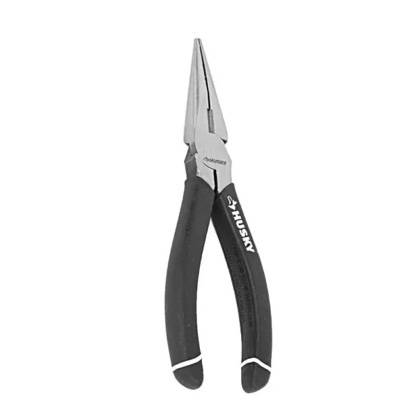 Husky 6 in. Long Nose Pliers