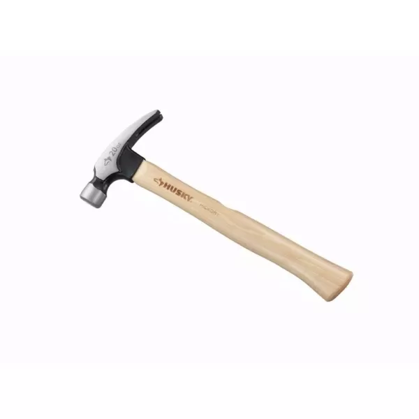 Husky 20 oz. Hickory Straight Hammer