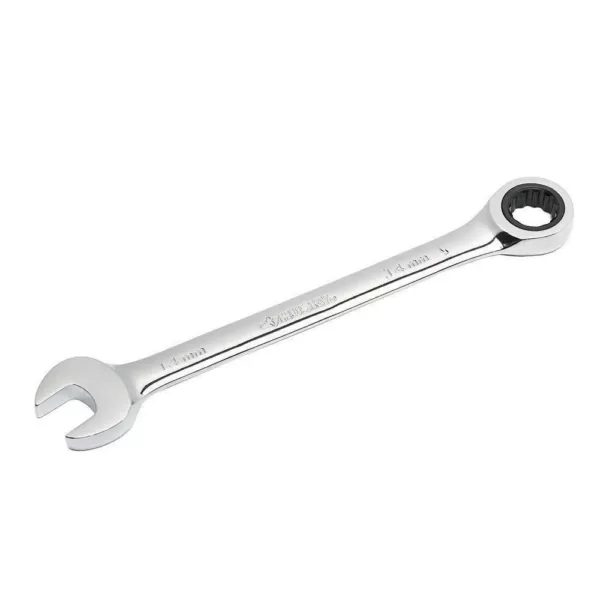 Husky 14 mm 12-Point Metric Ratcheting Combination Wrench