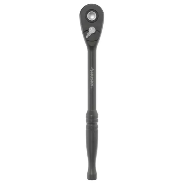 Husky 1/2 in. Drive 100-Position Low-Profile Long Handle Ratchet