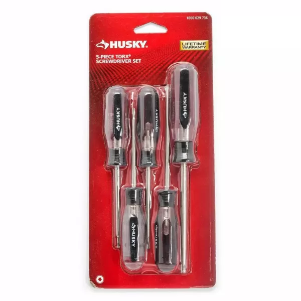 Husky Torx Screwdriver Set (5-Piece)