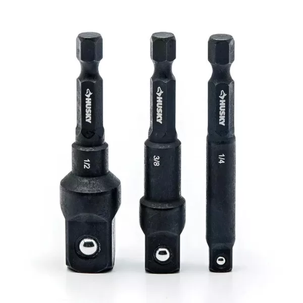 Husky 3 in. Impact Socket Adapter Set (3-Piece)