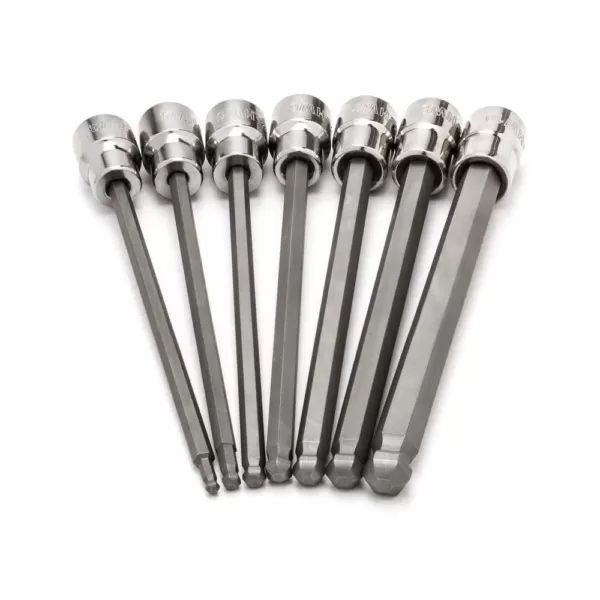 Husky Long Ball End Bit Socket Set Metric (7-Piece)