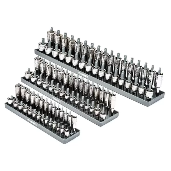 Husky Metric Socket Rack Set (3-Piece)