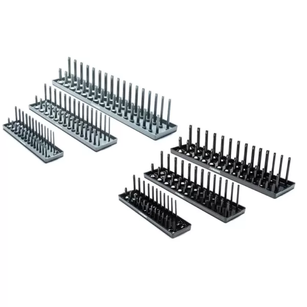 Husky SAE and Metric Socket Rack Set (6-Piece)