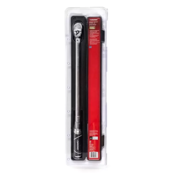 Husky 50 ft./lbs. to 250 ft./lbs. 1/2 in. Drive Torque Wrench