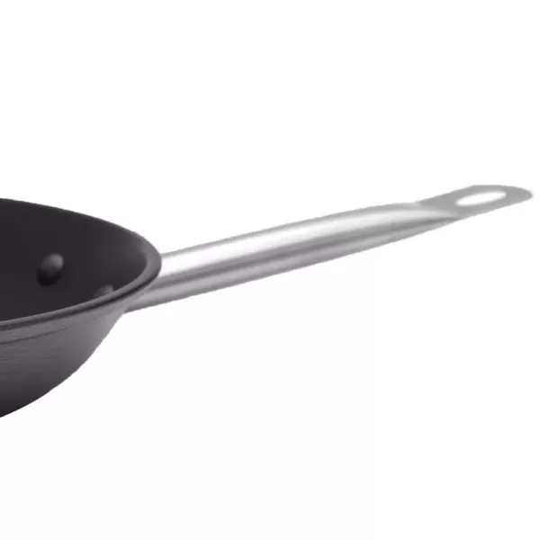 IMUSA 11 in. Light Cast Iron Frying Pan in Black