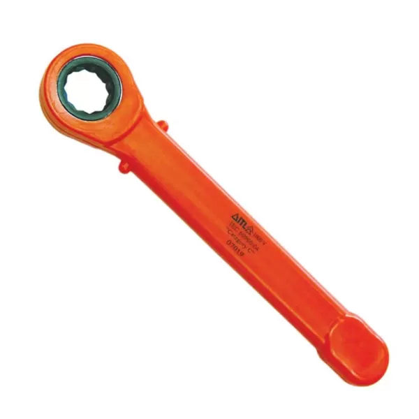 Jameson 1 in. 1000-Volt Insulated Ratcheting Box Wrench