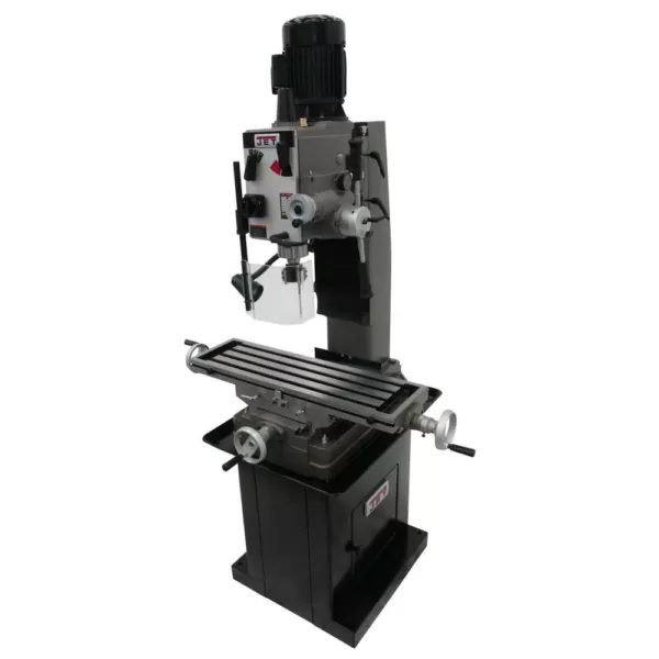 Jet JMD-45GHPF 115-Volt/230-Volt Geared Head Square Column Mill/Drill Press with Power Downfeed