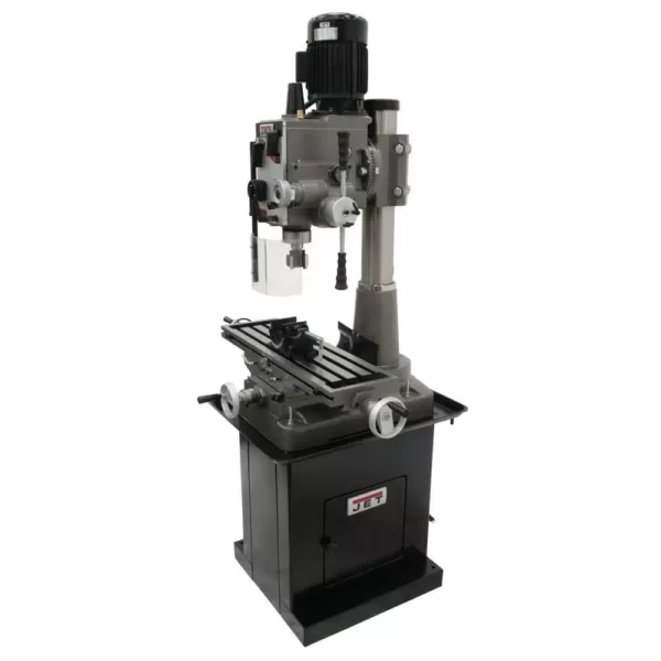 Jet JMD-45GHPF 115-Volt/230-Volt Geared Head Square Column Mill/Drill Press with Power Downfeed