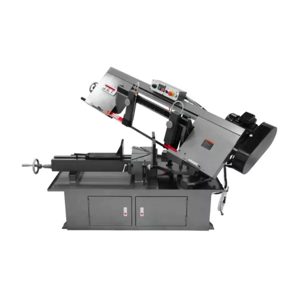 Jet 10 in. x 18 in. Metalworking Horizonal Dual Mitering Bandsaw, 2 HP, 230-Volt, 3Ph