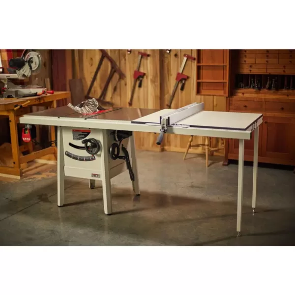 Jet ProShop II 10 in. Table Saw with 52 in. Rip Cast Wings JPS-10