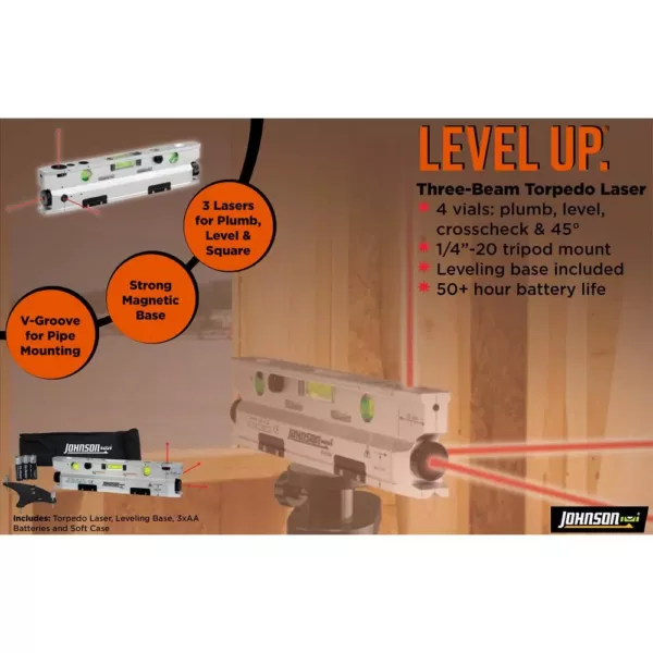 Johnson 3-Beam Magnetic Torpedo Laser