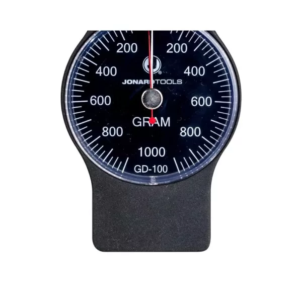 Jonard 1.5 in. Dynamometer Gauge, 100-1000 GR