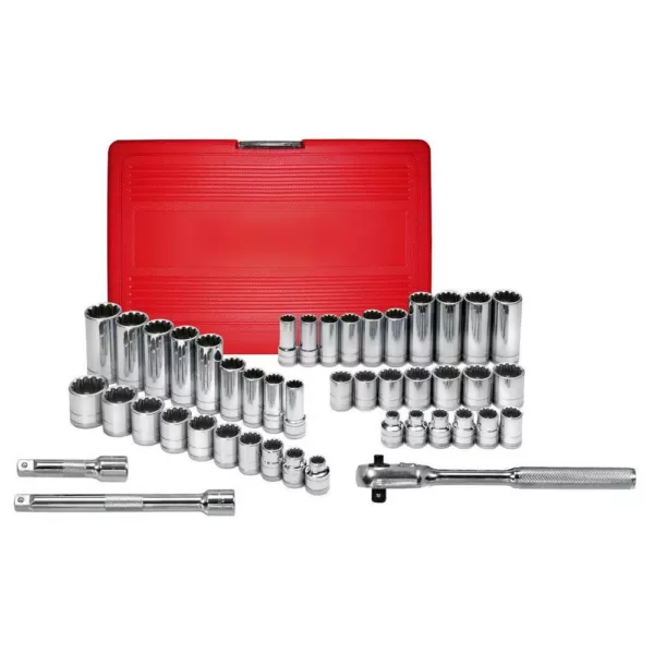 K Tool International 45-Piece Spline Socket Set