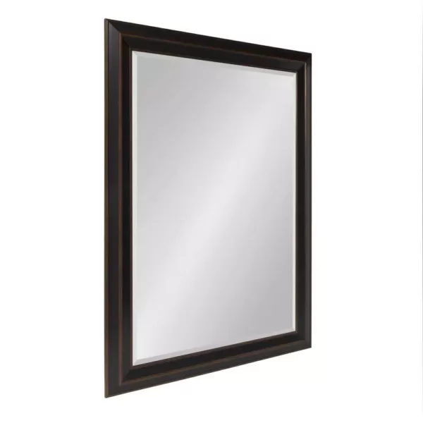 Kate and Laurel Large Rectangle Bronze Beveled Glass Contemporary Mirror (41.63 in. H x 29.63 in. W)