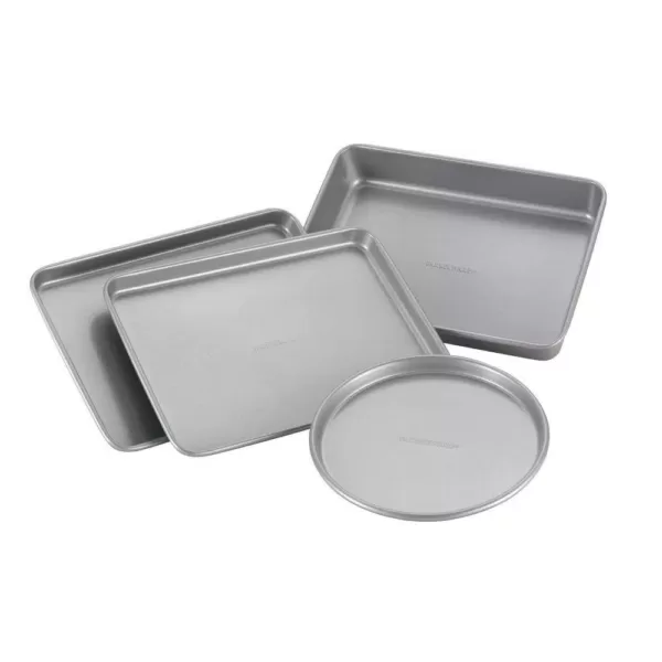 Farberware 4-Piece Light Gray Bakeware Set