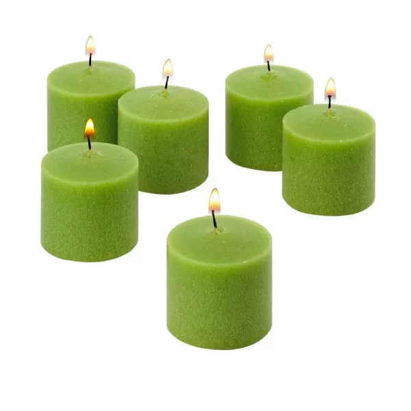 Light In The Dark 10 Hour Lime Green Unscented Votive Candle (Set of 72)