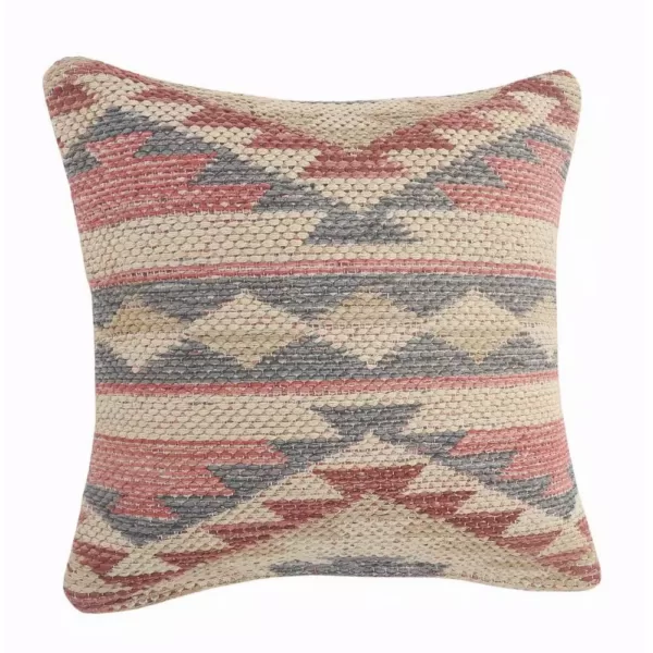 LR Home Eclectic Multi-color Southwest Cozy Polyfill 18 in. x 18 in. Throw Pillow