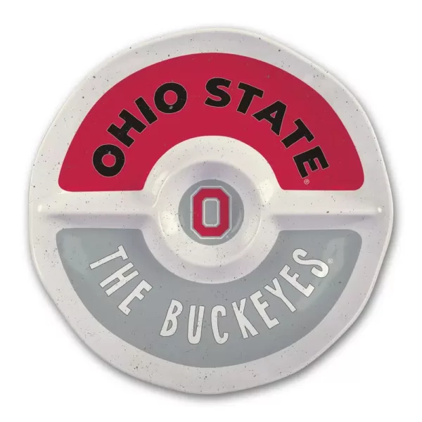 Magnolia Lane Ohio State 15 in. Chip and Dip Server