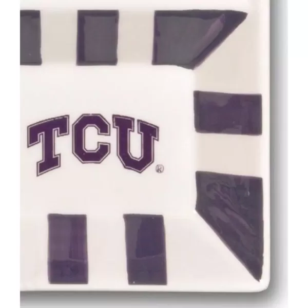 Magnolia Lane TCU Ceramic 4 Section Tailgating Serving Platter