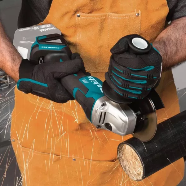 Makita 18-Volt LXT Lithium-Ion Brushless Cordless 4-1/2 in./5 in. Paddle Switch Cut-Off/Angle Grinder (Tool-Only)