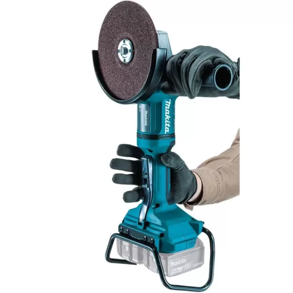 Makita 18-Volt X2 LXT Lithium-Ion 36V Brushless Cordless 7 in. Paddle Switch Cut-Off/Angle Grinder w/ Electric Brake Tool Only