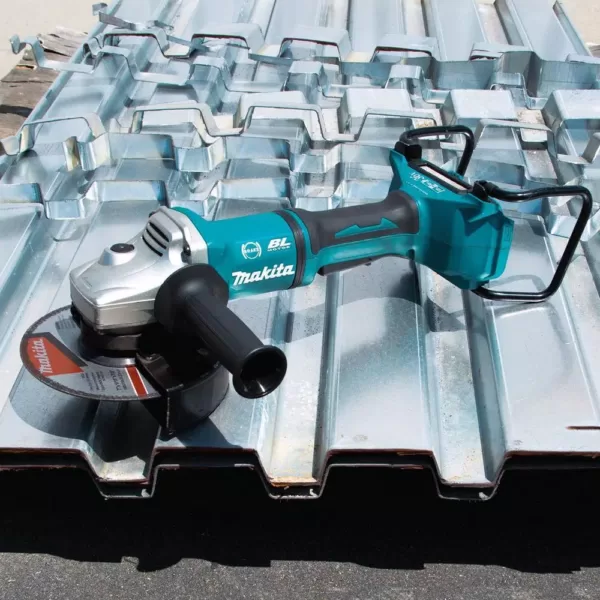 Makita 18-Volt X2 LXT Lithium-Ion 36V Brushless Cordless 7 in. Paddle Switch Cut-Off/Angle Grinder w/ Electric Brake Tool Only