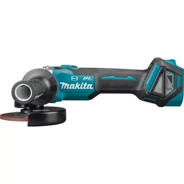 Makita 18-Volt LXT Brushless 4-1/2 in. / 5 in. Cordless Cut-Off/Angle Grinder with Electric Brake and AWS (Tool Only)