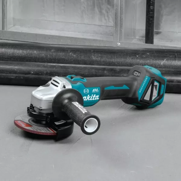 Makita 18-Volt LXT Brushless 4-1/2 in. / 5 in. Cordless Cut-Off/Angle Grinder with Electric Brake and AWS (Tool Only)