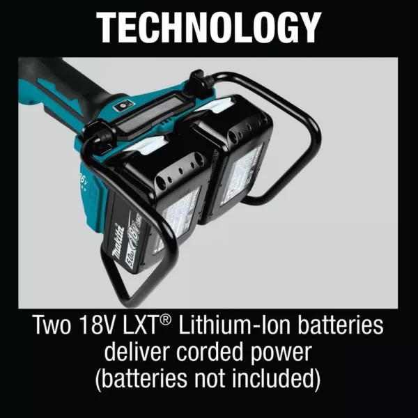 Makita 18-Volt X2 LXT Lithium-Ion 36-Volt Brushless Cordless 7 in. Cut-Off/Angle Grinder with Electric Brake and AWS Tool-Only